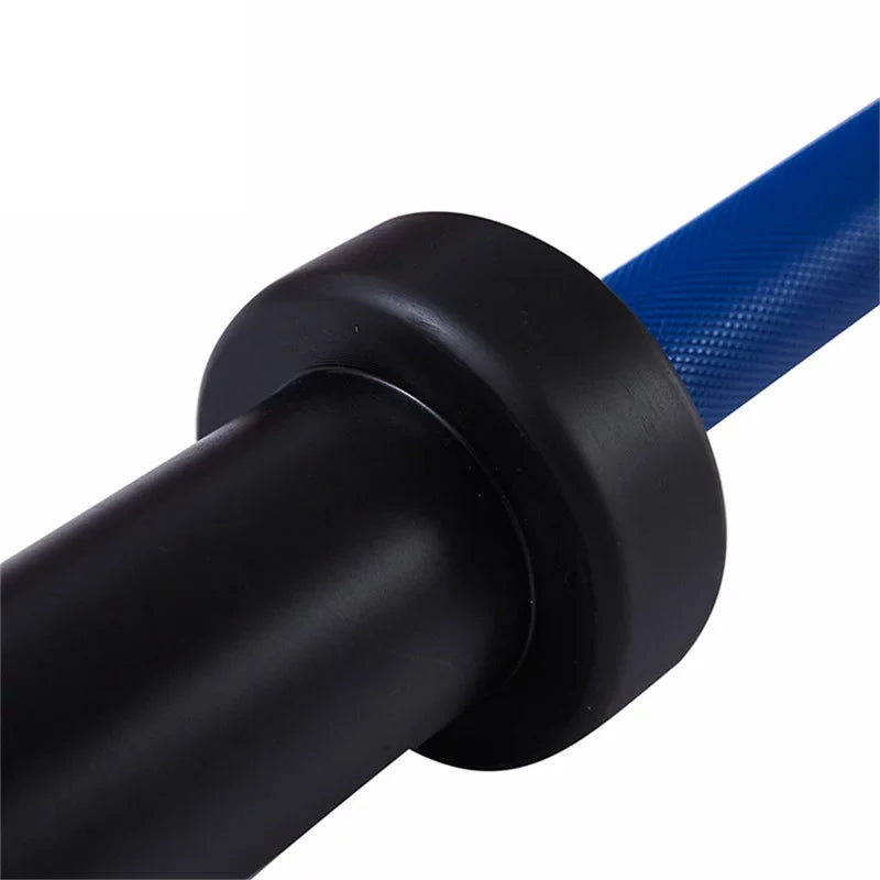 Olympic Bar Sizeolid Chrome Barbell Weights Lifting Power Lifting Blue Hard Chrome Barbells