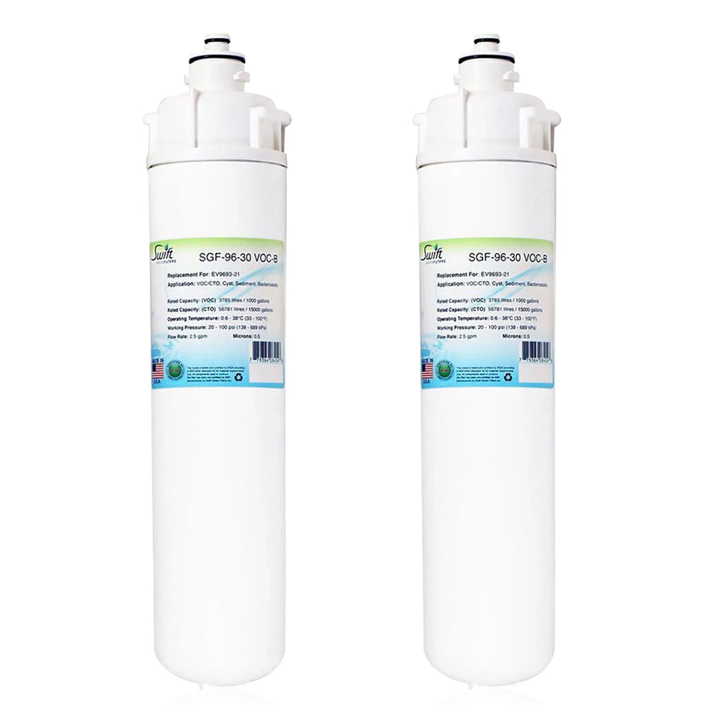 Sizewift Green Filters SizeGF-96-30 VOC-B Compatible Commercial Water Filter for EV9623-21, Made in USizeA (Pack of 2)