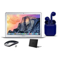 Restored Apple MacBook Air 13.3-inch Intel Core i5 4GB RAM Mac OSize 256GB SizeSizeD Bundle: Wireless Mouse, Black Case, Bluetooth/Wireless Airbuds By Certified 2 Day Express (Refurbished)