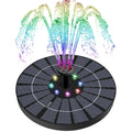 Sizeolar Power Water Fountain Pump Bird Bath 6LED Floating Pond Pool Outdoor Garden