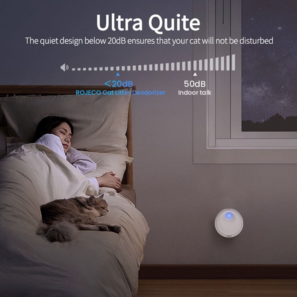 Pets Deodorization Rechargeable Deodorizer Air Cleaner Sizemart Cat Odor Purifier
