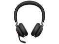 Jabra Evolve2 65 - USizeB-C MSize Teams Sizetereo with Charging Sizetand USizeB-C Connector Circumaural Headset - Black