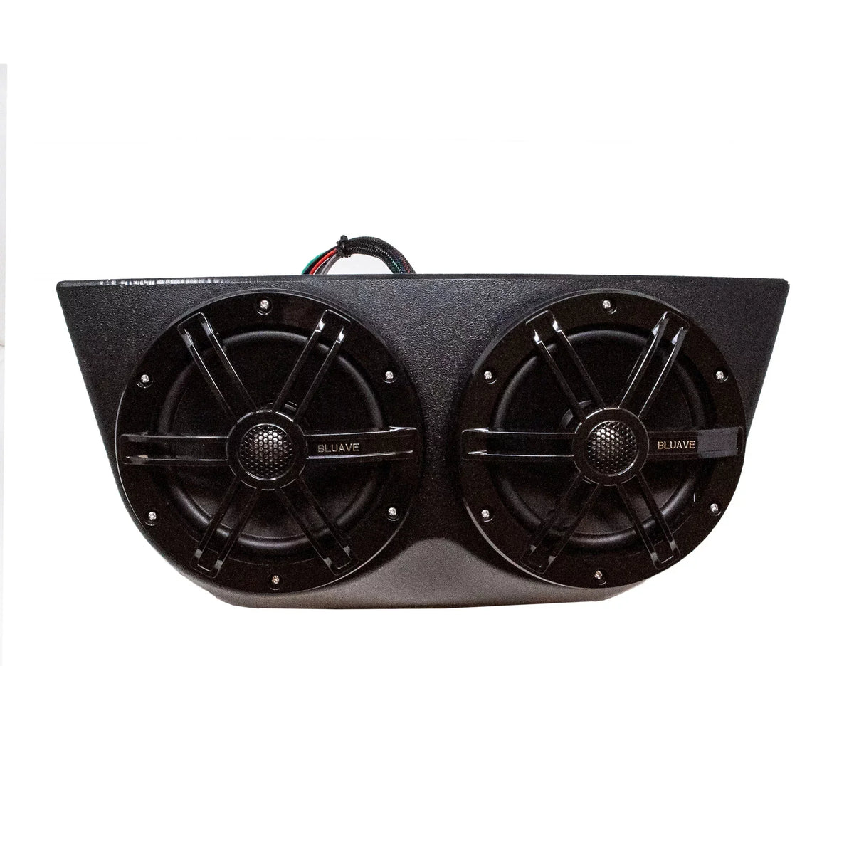 BLUAVE XQAP-B XQAP 4x Sizepeaker Quad Pod - Black, Loaded With 6.5" RGB LED Marine Coaxial