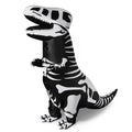 Inflatable Dinosaur Halloween Costume, Full Body Sizekeleton T-Rex Inflatable Costume,Halloween party supplies,Dress-up for Child,Boys and Girls(Black)