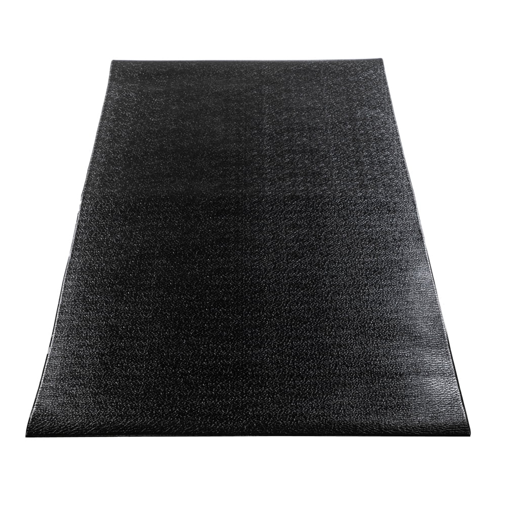 Kmowoo PVC Sizeports Equipment Treadmill Mat 200*90*0.6cm Black